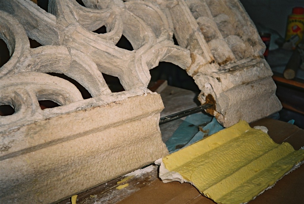 Restauracija tranzene (kamenog prozora crkve), crkva sv. Stjepana (10. st.)